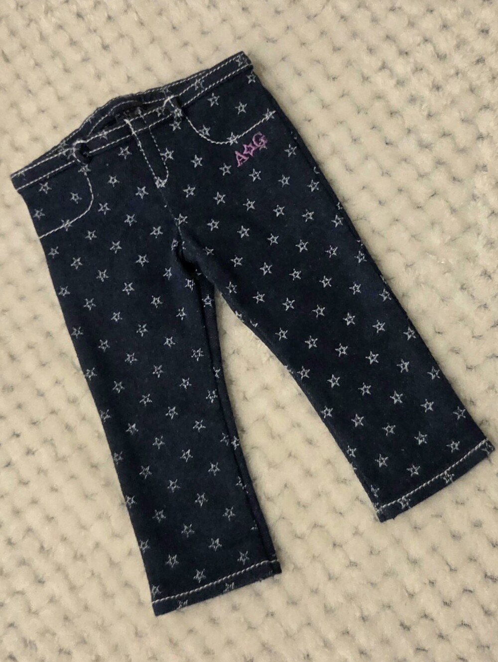 AMERICAN GIRL BLUE JEANS EUC